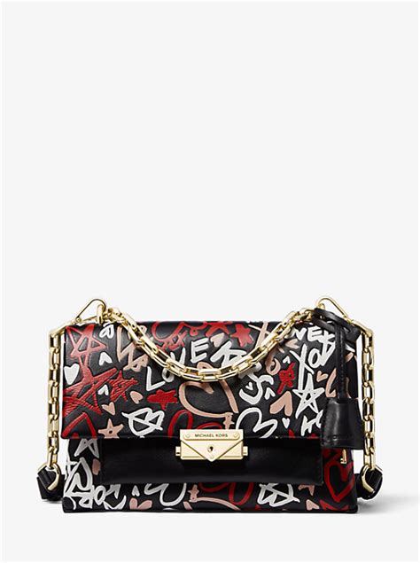 michael kors graffiti handbag|Cece Medium Qixi Graffiti Shoulder Bag .